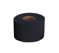 80 pz 1 rotolo nero usa e getta barbiere collo strisce autoadesive elastico di carta per barbiere forniture salone