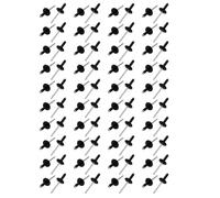 80 pz 4.8mm x 16mm alluminio estremità aperta a flangia larga rivetti ciechi