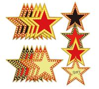 80 sagome di cartone a forma di stella del cinema, per premiare il tappeto rosso, 15,2 cm, sagome in cartone notturno per bacheca per feste