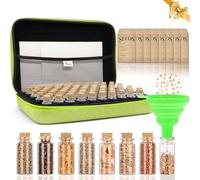 80 scomparti per sementi con 40 sacchetti per semi, conservazione dei semi, conservazione dei semi, con etichette e imbuti, organizzatore per semi, conservazione dei semi (semi non inclusi)