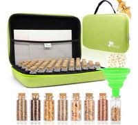 【80 slots】 Contenitore per semi, conservazione dei semi, conservazione dei semi con etichette adesivi e imbuti, organizzatore di semi, conservazione dei semi di verdure, semi di fiori (semi non