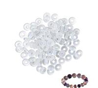 80 stampi in silicone per fabbricazione di ciondoli per braccialetti, compatibili con braccialetti a catena serpente, Chamilia, Carlo Biagi, Zable, trasparenti, durevoli e atossici