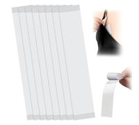 80 strisce di nastro biadesivo, alla moda, impermeabili, per vestiti, trasparenti, per tutte le pelli (12 mm x 85 mm)