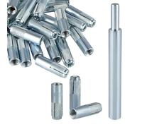 80 viti a espansione per calcestruzzo, 50 pezzi, 1, 4, 20 e 30 pezzi, 3, 8, 16, con installatore manuale per il montaggio sicuro di ancoraggi di fissaggio in calcestruzzo