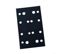 80 x 133 mm levigatura tampone costruito con nylon resistente all'abrasione e spugna per Festool per RTS400 LS130 (16 fori)