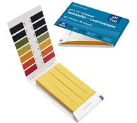 80 x pH 1-14 strisce reattive, indicatore, carta per test, carta al tornasole per acqua, terra, bevande e altre sostanze (universale)