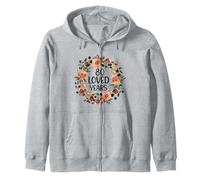80 Years Loved 80th Birthday Funny 80 Year Old Women's Felpa con Cappuccio