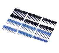 800-1000 Chiodi Nastrati per Chiodatrice a Gas, 3,0 x 16-38 mm(Black3.0 * 19 1000pcs)