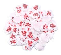 800 coriandoli multicolori da 3,5 cm con petali di cuori artificiali, matrimonio fai da te(White)