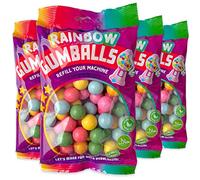 800 g di gomma per dispenser di gomma da masticare, macchina per gomma da masticare Gumball Machine Chewing Gum, coloranti naturali, senza glutine, halal (4 gomme da 200 g)