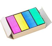 800 mini graffette colorate per fai da te per negozi fai da te, graffette standard per libri, graffette colorate, per ufficio, scuola (24/6 mm)