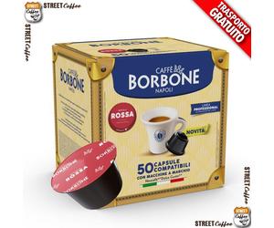 800 no 720 Capsule Caffè Borbone Miscela Red Rossa 100% Compatibili Dolce Gusto