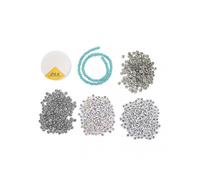 800 Pcs Glossy Letter Beads in Various Colors - Clear Pattern Alphabet Beads for DIY Jewelry Making & Craft Projects