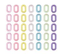 800 Pezzi Anelli Acrilici Ovali Colorati e Bigiotteria | Superficie Liscia senza Bave, Assemblaggio Facile, per Accessori Telefono e Lavori Creativi, Assortiti
