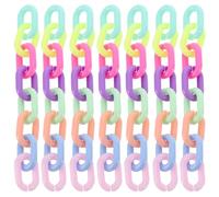 800 Pezzi Anelli di Collegamento Ovali in Acrilico, Colorati | Leggeri e Facili da Collegare, Superficie Liscia senza Sbavature, per Portachiavi e Cordini