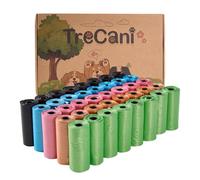 800 pezzi Sacchetti Da Tre Cani, Sacchetti Cane Cacca, Bustine Cane Extra Spessi a Prova di Perdite, Sacchettini per Cani (20pezzi * 40rotoli) Raccogli Feci Nero 30 x 22.5 cm