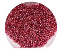 800 Pz/scatola 2mm 11/0 Toho Perline Rotonde Perline di Vetro Giapponese Zincato Oro Indigeno Arte Indigena Creazione di Gioielli In Rilievo-PF563 Rosa Scuro,2mm Toho Box