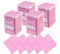 800 salviette per unghie senza pelucchi, salviette per colla per extension ciglia, super assorbenti, in morbido tessuto non tessuto, salviette per rimuovere lo smalto, per extension ciglia e flacone