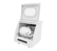 800 W, lavastoviglie da tavolo, 5 programmi e 2 modalità di risciacquo, mini lavastoviglie con supporto per lavastoviglie, piccola lavastoviglie, per ufficio, campeggio, camper