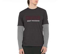 +8000 Auglaz Maglietta da Uomo, Nero Vigore, S