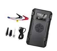 8000 mAh 100 W Dispositivo di avviamento ad alta efficienza Gonfiaggio rapido Compressore d'aria per il gonfiaggio dei pneumatici per gli appassionati di veicoli all'aperto con ricarica USB C