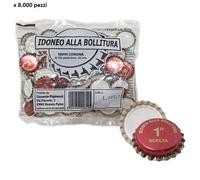 8000 Tappi corona 1a Scelta per bottiglie salsa conserva idonei bollitura Ø 26mm