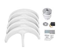 8000W 12V 24V Vertical Axis Wind Turbines Generator with Controller Lantern 5 Blades Motor Kit for Home Hybrids Streetlight (12v)