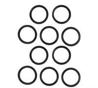 80032 Guarnizione flangia per lavello per smaltimento rifiuti inSinkErator e altri sistemi di scarico che richiedono nero per FLG-Seal (10 pezzi)