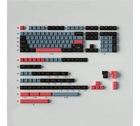 8008 Tasti rossi a doppio scatto, set da 172 tasti con profilo Cherry, adatto per tastiera meccanica 60% 65% 95% con interruttori Cherry MX e configurazione ISO ANSI