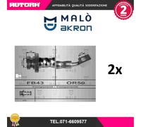 80095 2 Flessibili del freno ant (MARCA MALO').
