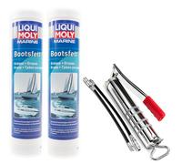 800g Grasso Liqui Moly Barca Marine Cartuccia Impermeabile Incl. Ingrassatore