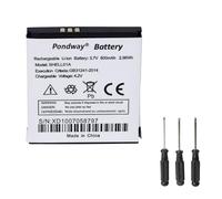 800mAh 3.7V SHELL01A Batteria di ricambio compatibile con Doro Phone Easy 605 610 611 612 632 622 520X 409 410 409 409 GSM 410 GSM 605 GSM 606 607 608 609 609 609 6 609 6 6 608 609 6 613 62 4 625 626