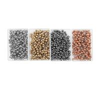 800Pcs Colori Rotondi Perni Testa di Perline Sarta per Cucire Strumento di marcatura Fisso Perni per trapuntatura Diritti con Trasparente