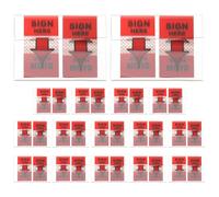 "800pcs etichette adesive firma qui, bandierine e stickers, rosso"