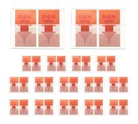 800PCS Etichette Adesive "Firma Qui", Segnalibri per Indicatori, Arancione