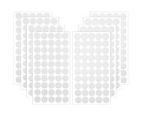 800pezzi Punti Autoadesivi con Gancio e Anello 20 mm,400paia Tondini Adesivi Tondo,Monete Appiccicoso,per Casa,Scuola,l'ufficio,lo Scrapbooking,Puntini Adesivis Biadesivi