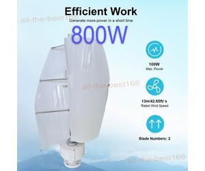 800W Generatore per turbina eolica MPPT Charge Controller Windmill Motor Kit 24V