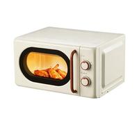 800w Microwave Oven,6 Livelli Di Potenza,Timer da 30 Minuti, Comandi a Manopola,Piatto Girevole Estraibile,Funzione di Scongelamento,20 l,457 x 387 x 274 mm
