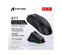 (800x300x2mm-Triangle SS 14)x11 Mouse da gioco con base di ricarica RGB Bluetooth 2,4GHz Wireless Tri-mode