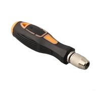 801 802 - Impugnatura per cacciavite elettrico rotondo da 5 mm e 6 mm, strumento di ricambio con anima in metallo e impugnatura in PVC resistente, lunghezza 110 mm, sì (6 mm)