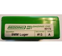 80172 Redding 3-DIE Lunghezza Intera Die Set - 9MM Luger - Nuovo