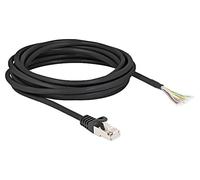 80208 Patch cord S/FTP cavi, spina RJ50 5 m PVC nero 26AWG DELOCK