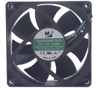 8025 DA08025B12UH DC12V 0.50A 80 x 80 x 25 MM 8CM Ventola