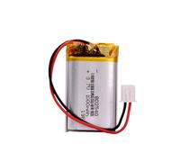 802540 1000mAh 3.7V(2 Wire)