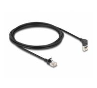 80288 4043619802883 DeLOCK Cavo patch RJ-45 Cat.6a S/FTP, Slim 90° angolato