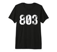 803 Codice Area Columbia Carolina del Sud Codice Area 803 Maglietta Premium