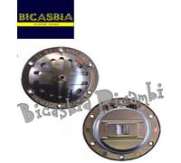 8033 - CLACSON CLAXON CROMATO 6V A CROCE VESPA 50 R L N SPECIAL 125 PRIMAVERA