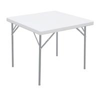 8043800 Papillon - Tavolo Quadrato Pieghevole 86 x 86 x 74 cm