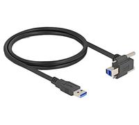 80480 Cavo USB A-Spina, USB B Maschio 90° superiore/inferiore 1m Nero DELOCK