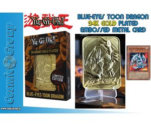 80497 YU-GI-OHLTD ED 24K GOLD-BLUE EYS DRAGON
